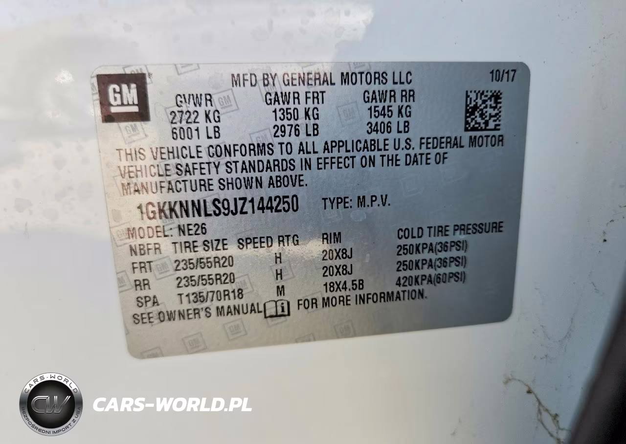 2018 GMC Acadia Slt-2 VIN:1GKKNNLS9JZ144250 - 14