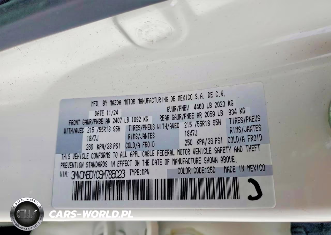 2025 Mazda Cx-30 2.5 Turbo Premium Package VIN:3MVDMBDY0SM785023 - 13
