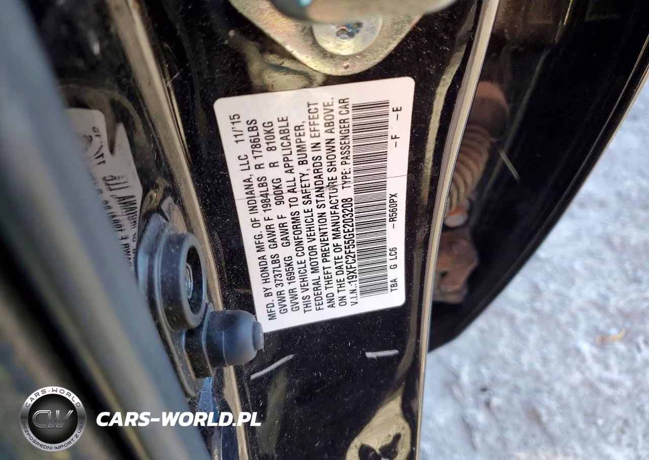 2016 Honda Civic Lx VIN:19XFC2F55GE203208 - 12