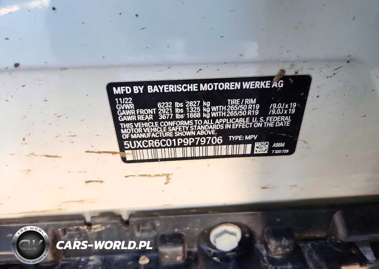2023 BMW X5 xDrive40I VIN:5UXCR6C01P9P79706 - 13