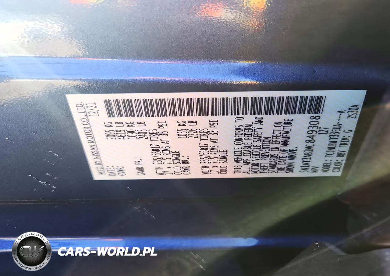 2021 Nissan Rogue S VIN:5N1AT3AB1MC849308 - 13