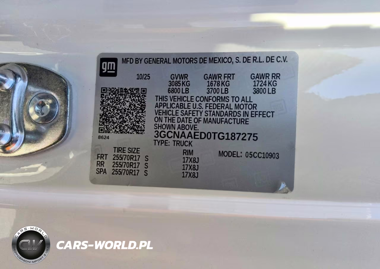 2026 Chevrolet Silverado C1500 VIN:3GCNAAED0TG187275 - 12