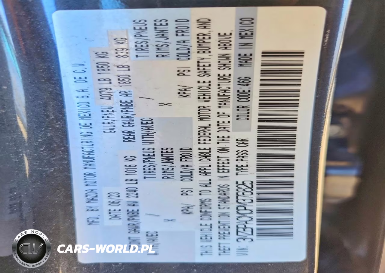 2023 Mazda 3 Preferred VIN:3MZBPACM0PM376825 - 13