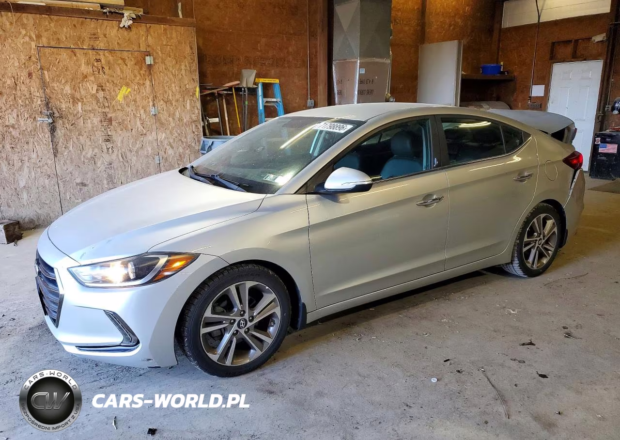 2017 Hyundai Elantra Limited VIN:5NPD84LFXHH017047 - 1
