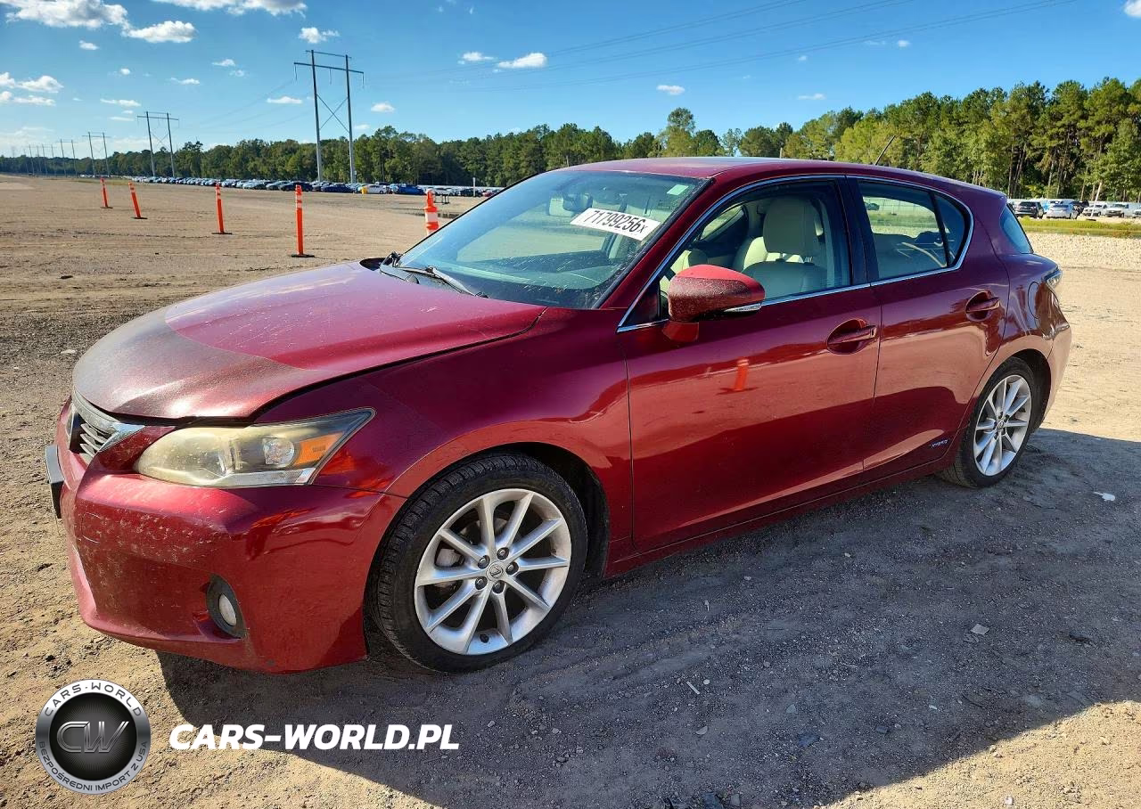 2012 Lexus Ct 200 VIN:JTHKD5BH8C2112839 - 1