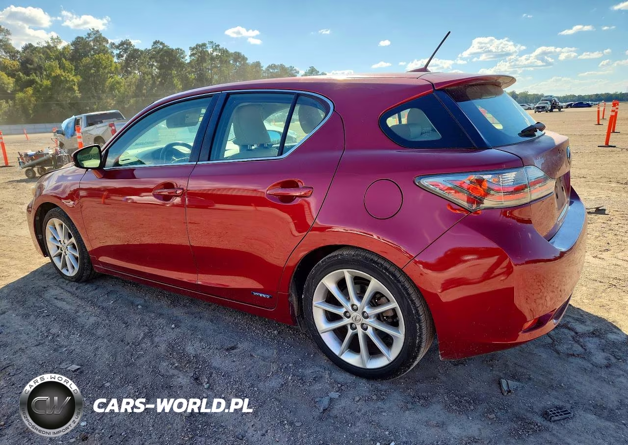 2012 Lexus Ct 200 VIN:JTHKD5BH8C2112839 - 2