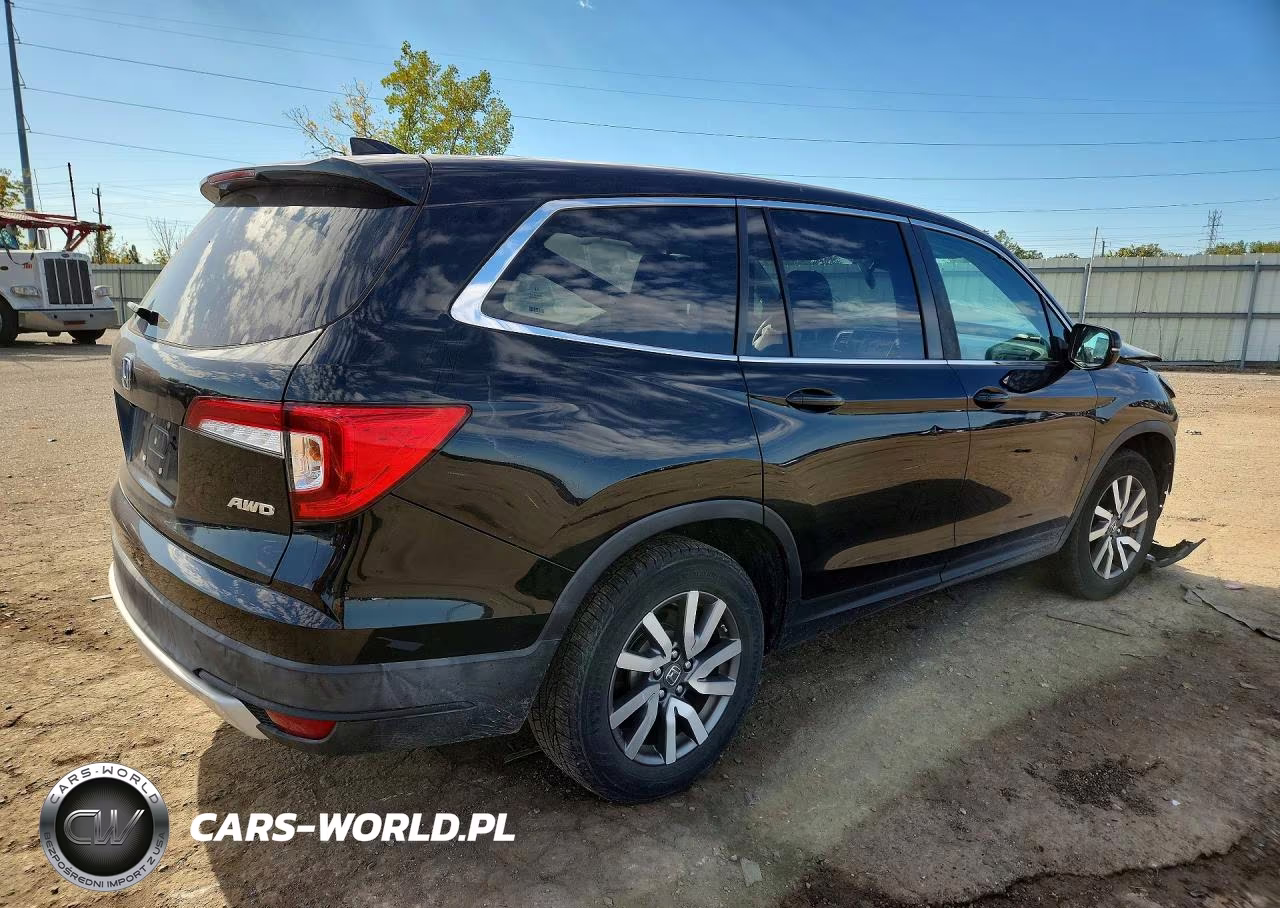 2020 Honda Pilot Exl VIN:5FNYF6H54LB040527 - 3