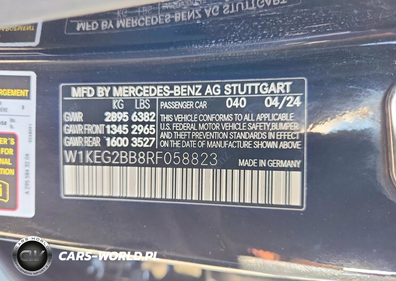 2024 Mercedes-Benz Eqe Sedan 350+ VIN:W1KEG2BB8RF058823 - 12