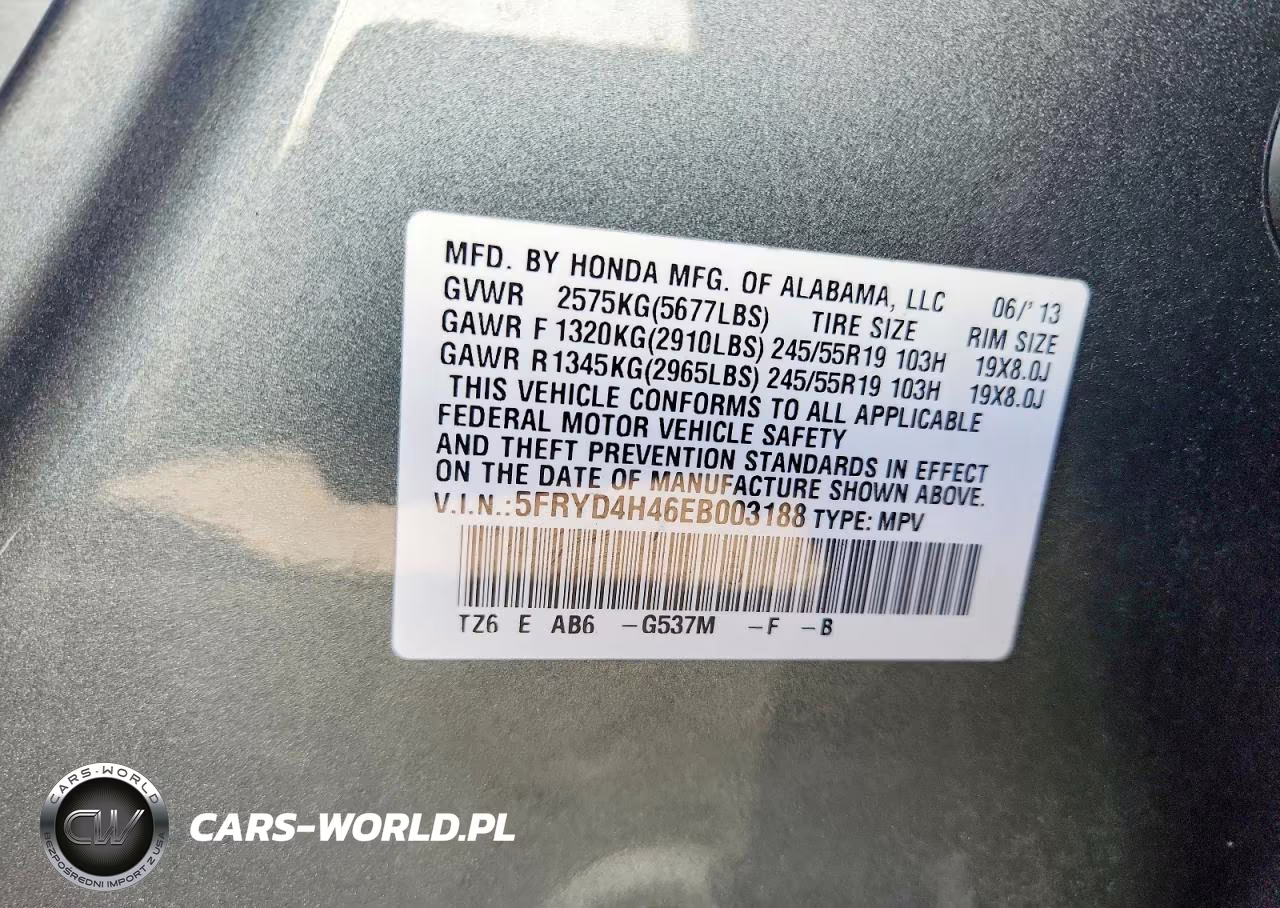 2014 Acura Mdx Technology VIN:5FRYD4H46EB003188 - 14
