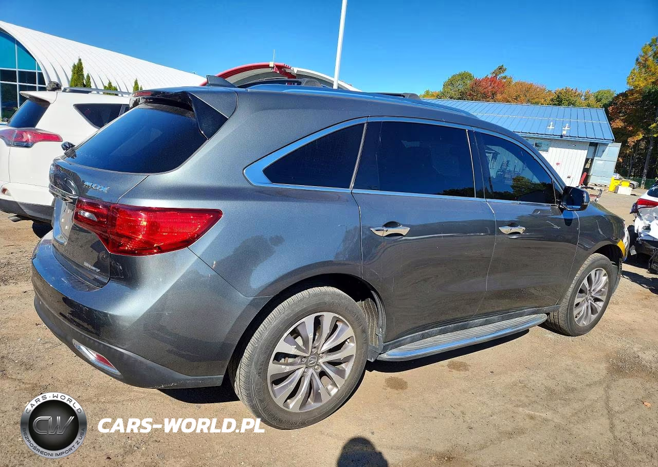 2014 Acura Mdx Technology VIN:5FRYD4H46EB003188 - 3