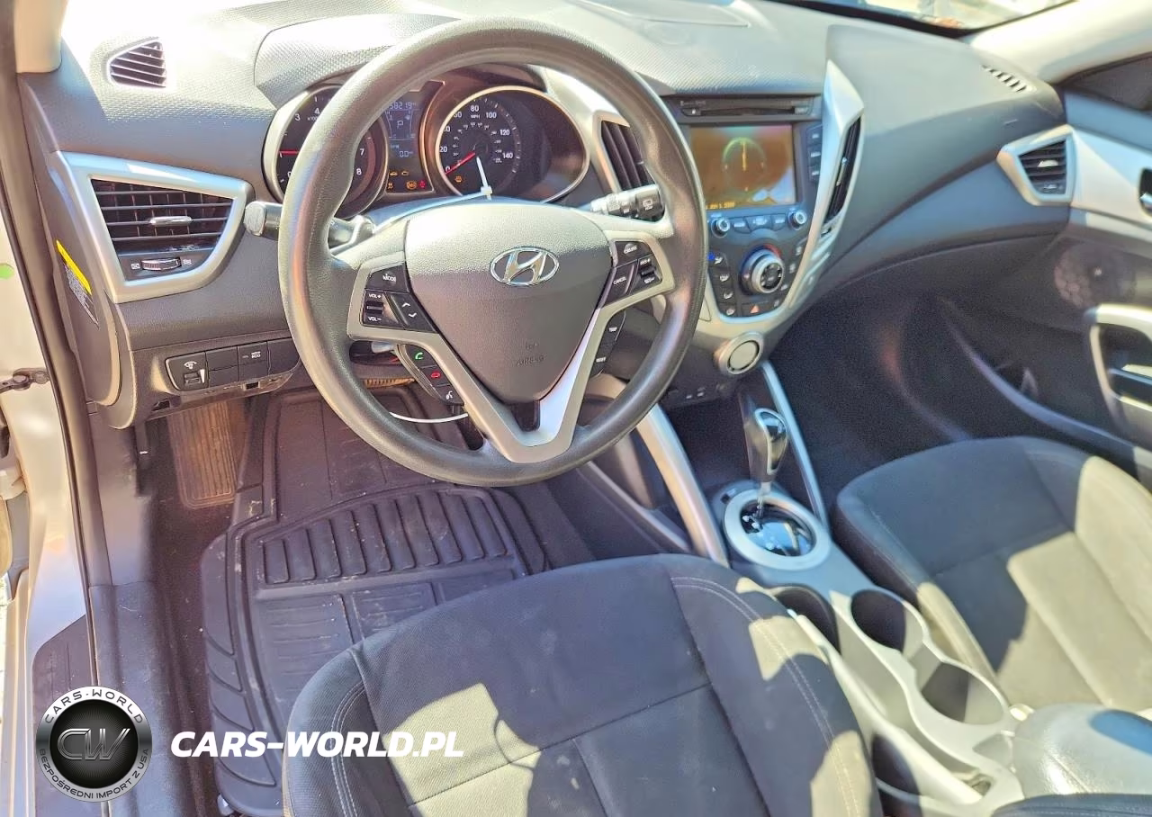 2016 Hyundai Veloster Base VIN:KMHTC6AD1GU288294 - 8