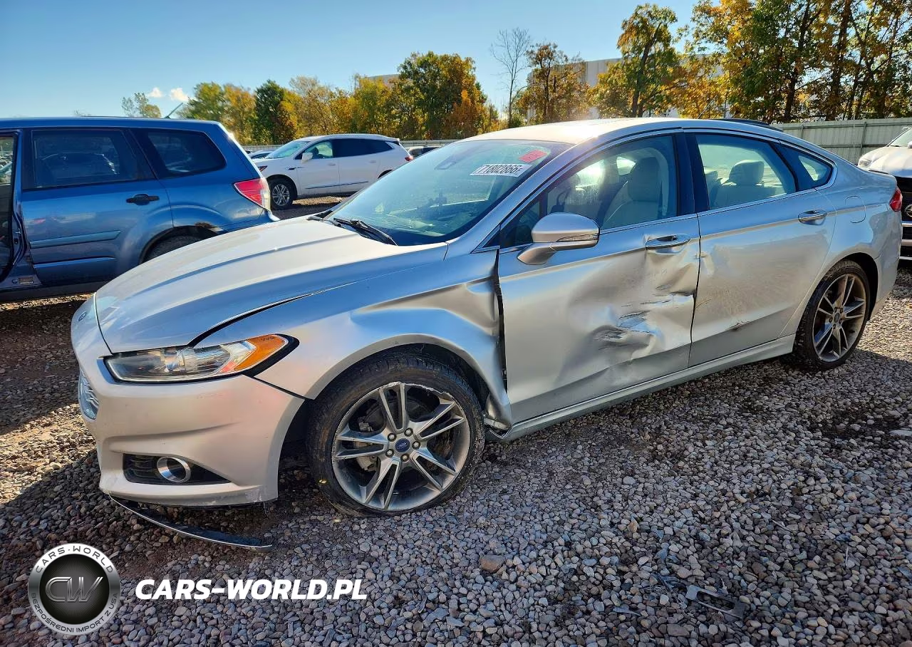 2016 Ford Fusion Titanium VIN:3FA6P0K93GR237678 - 1