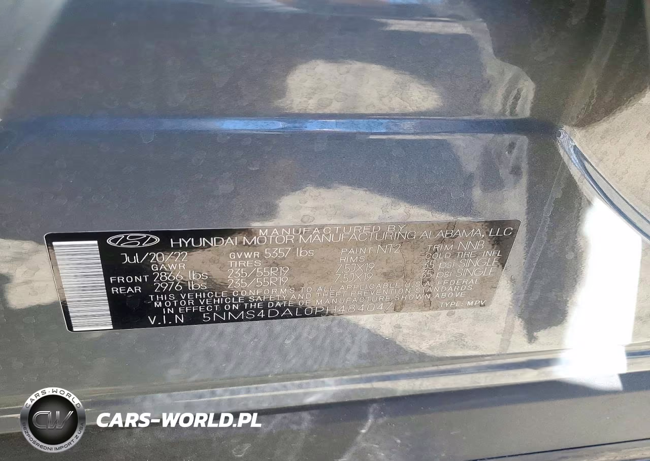 2023 Hyundai Santa Fe Limited VIN:5NMS4DAL0PH484047 - 12
