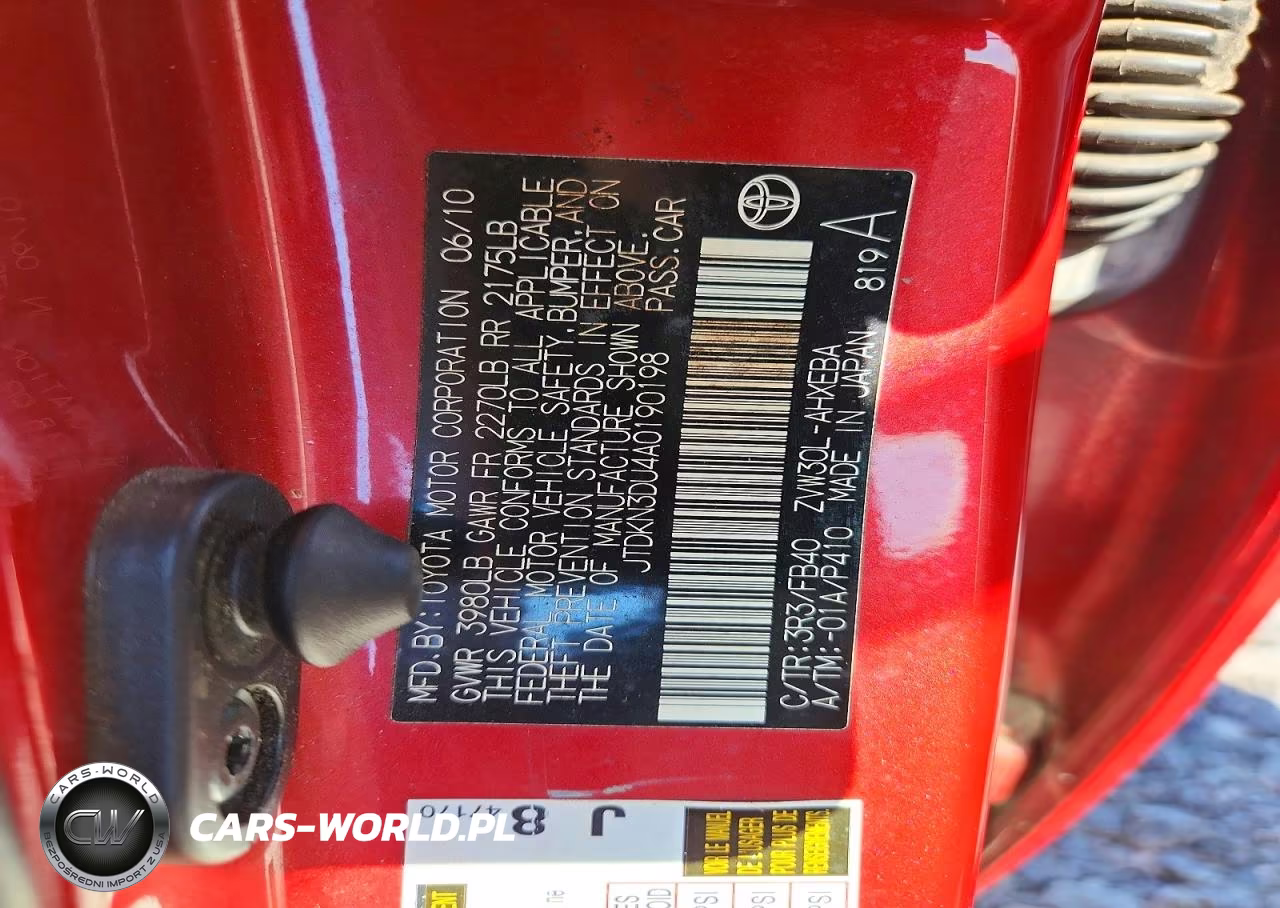 2010 Toyota Prius Iii VIN:JTDKN3DU4A0190198 - 12