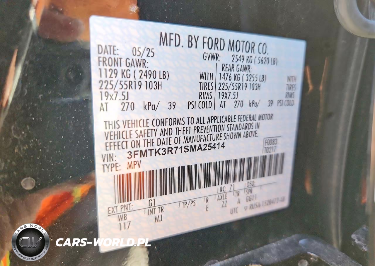 2025 Ford Mustang Mach-E Premium VIN:3FMTK3R71SMA25414 - 13