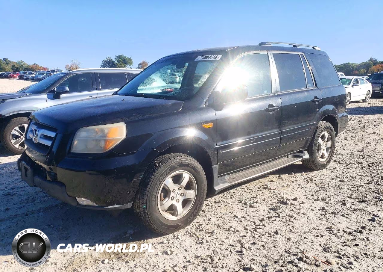 2007 Honda Pilot Exl VIN:5FNYF18547B022800 - 1