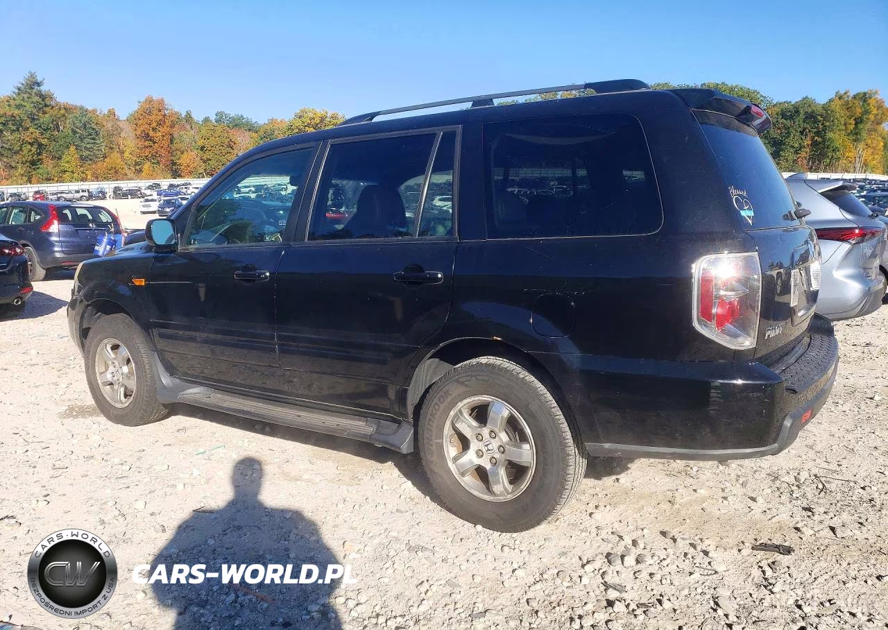 2007 Honda Pilot Exl VIN:5FNYF18547B022800 - 2
