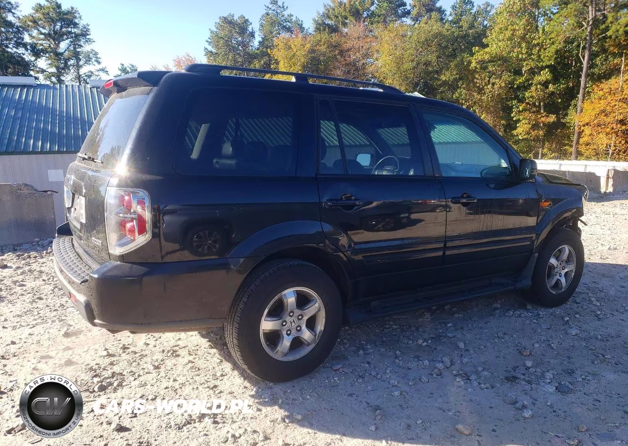 2007 Honda Pilot Exl VIN:5FNYF18547B022800 - 3
