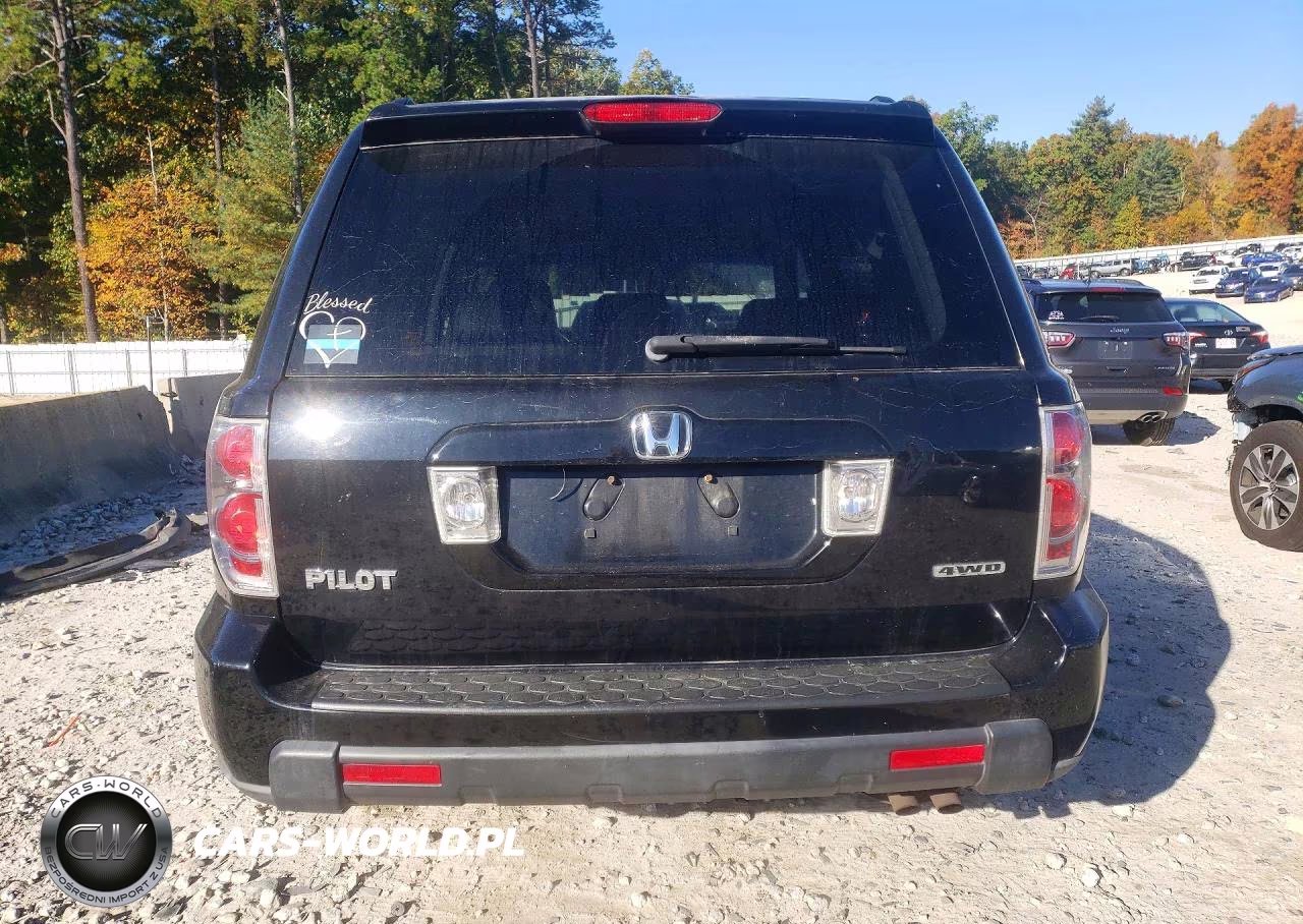 2007 Honda Pilot Exl VIN:5FNYF18547B022800 - 6