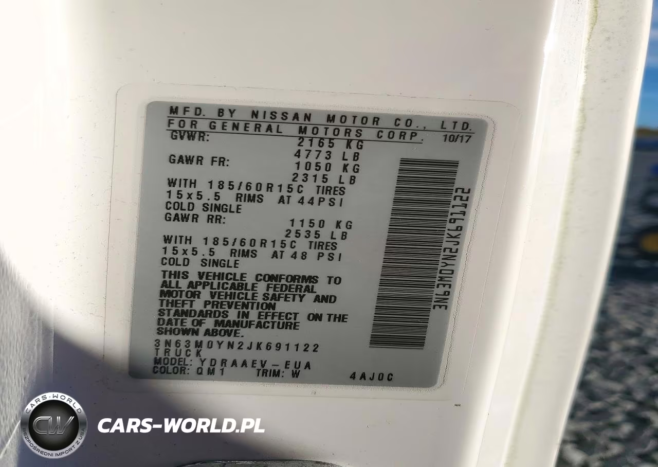 2018 Chevrolet City Express Ls VIN:3N63M0YN2JK691122 - 13
