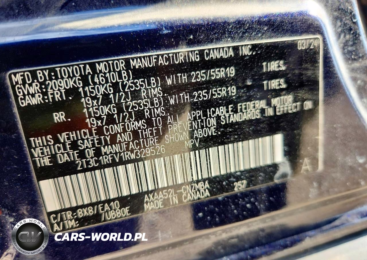 2024 Toyota Rav4 Xle Premium VIN:2T3C1RFV1RW329526 - 14