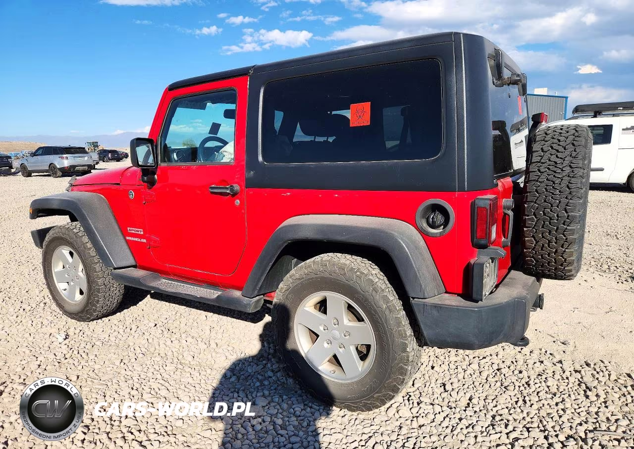 2012 Jeep Wrangler Sport VIN:1C4AJWAG5CL175900 - 2