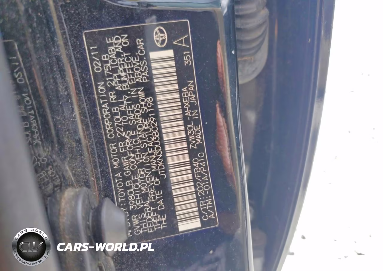 2011 Toyota Prius Three VIN:JTDKN3DU3B0291198 - 12
