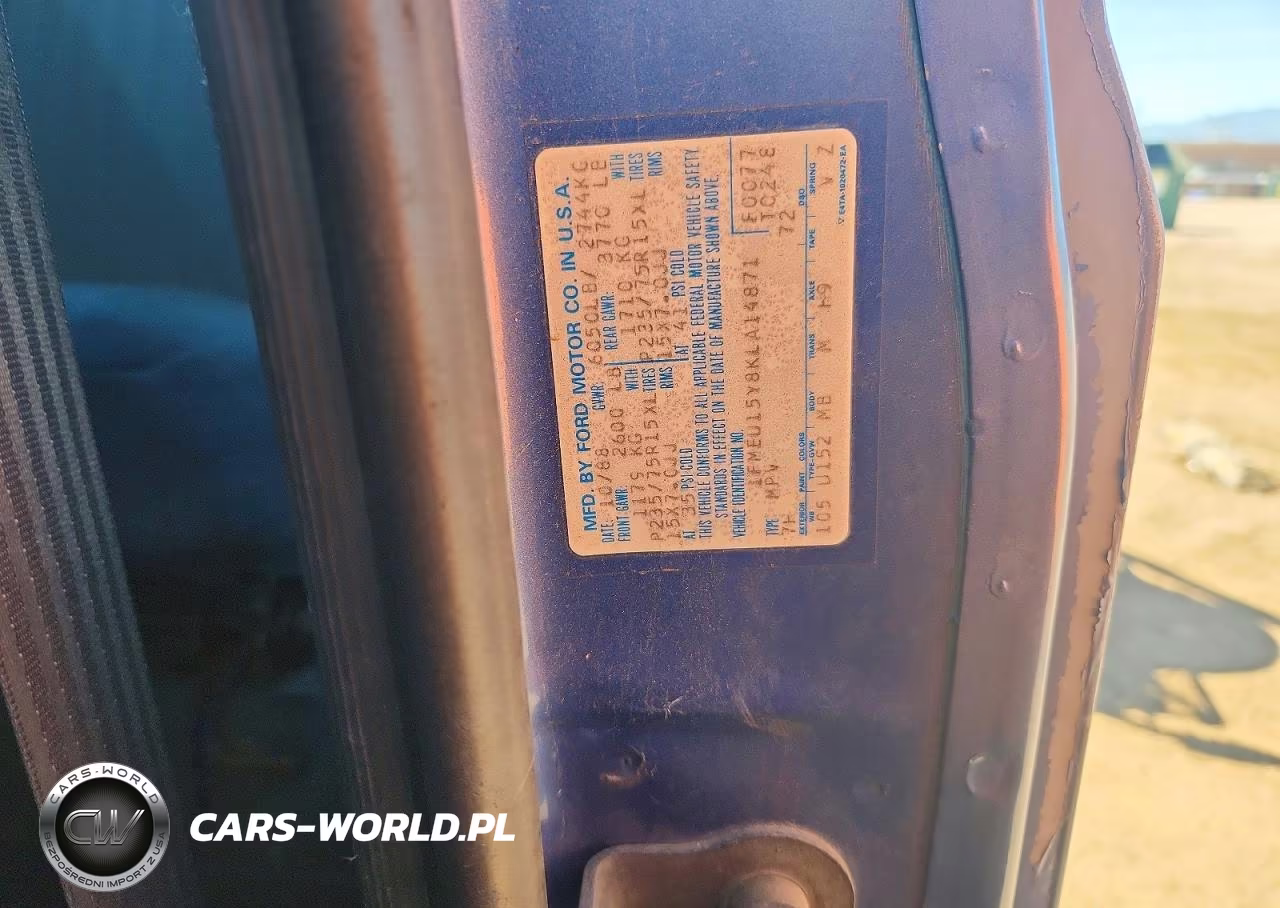 1989 Ford Bronco U100 VIN:1FMEU15Y8KLA14871 - 13