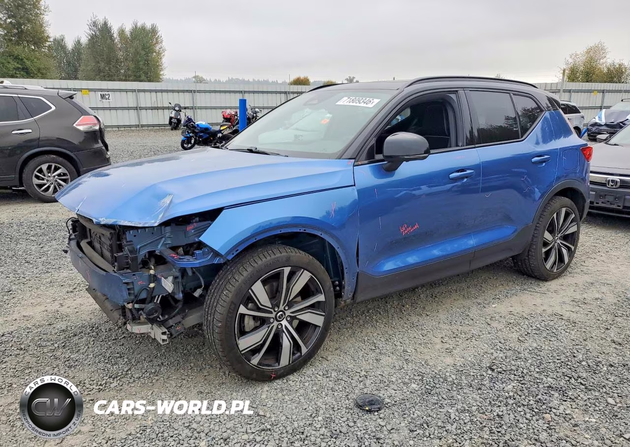 2021 Volvo Xc40 Recharge VIN:YV4ED3UR8M2572557 - 1