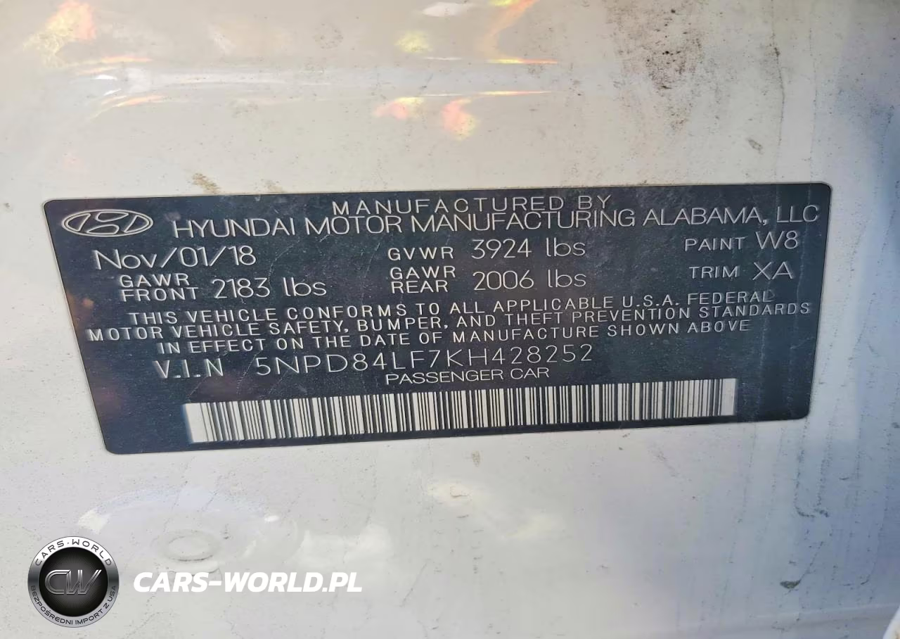 2019 Hyundai Elantra Sel VIN:5NPD84LF7KH428252 - 12