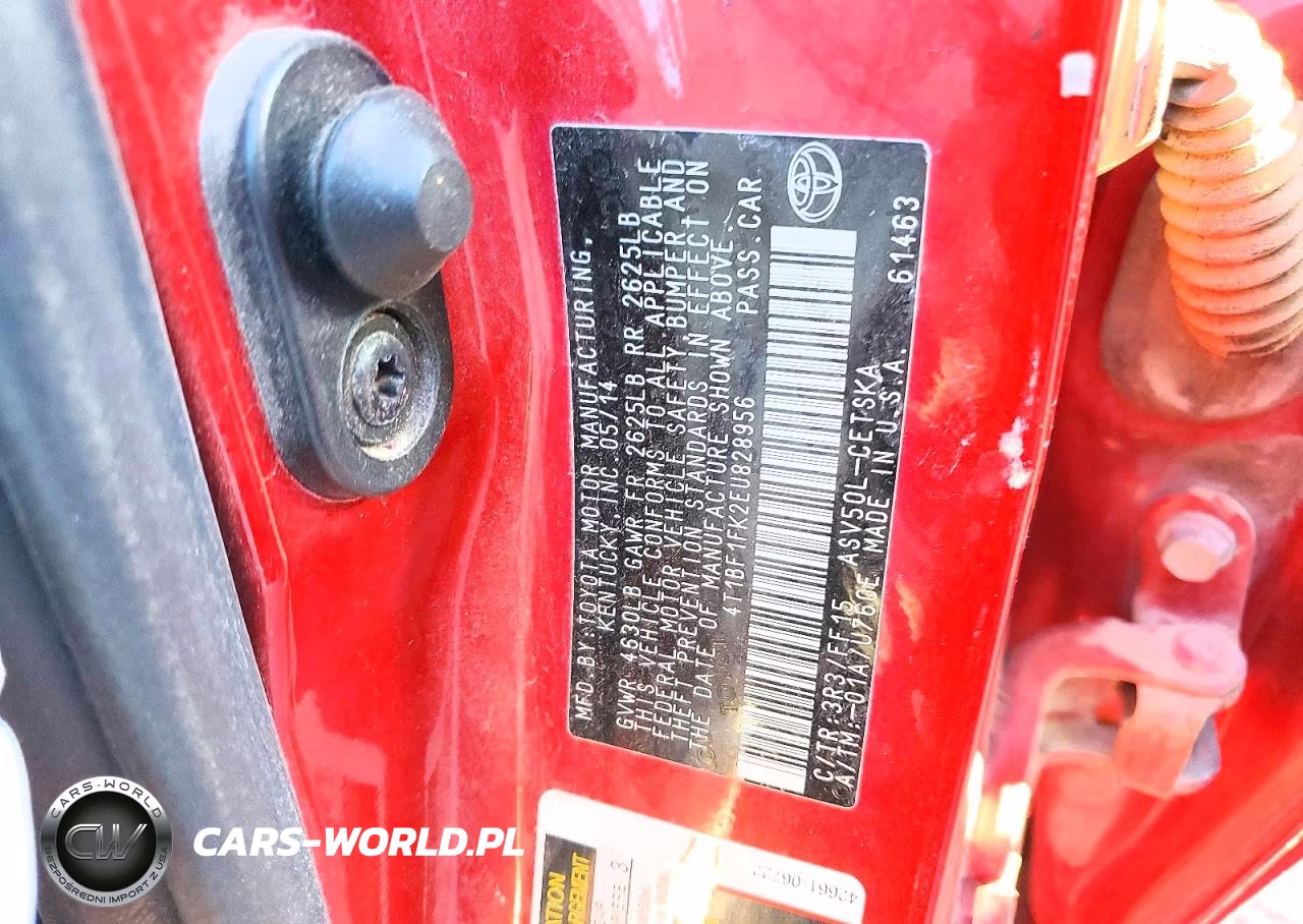 2014 Toyota Camry Se VIN:4T1BF1FK2EU828956 - 12