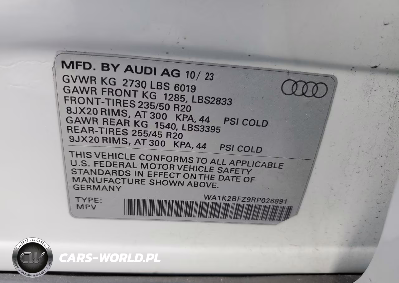 2024 Audi Q4 E-Tron Premium VIN:WA1K2BFZ9RP026891 - 13