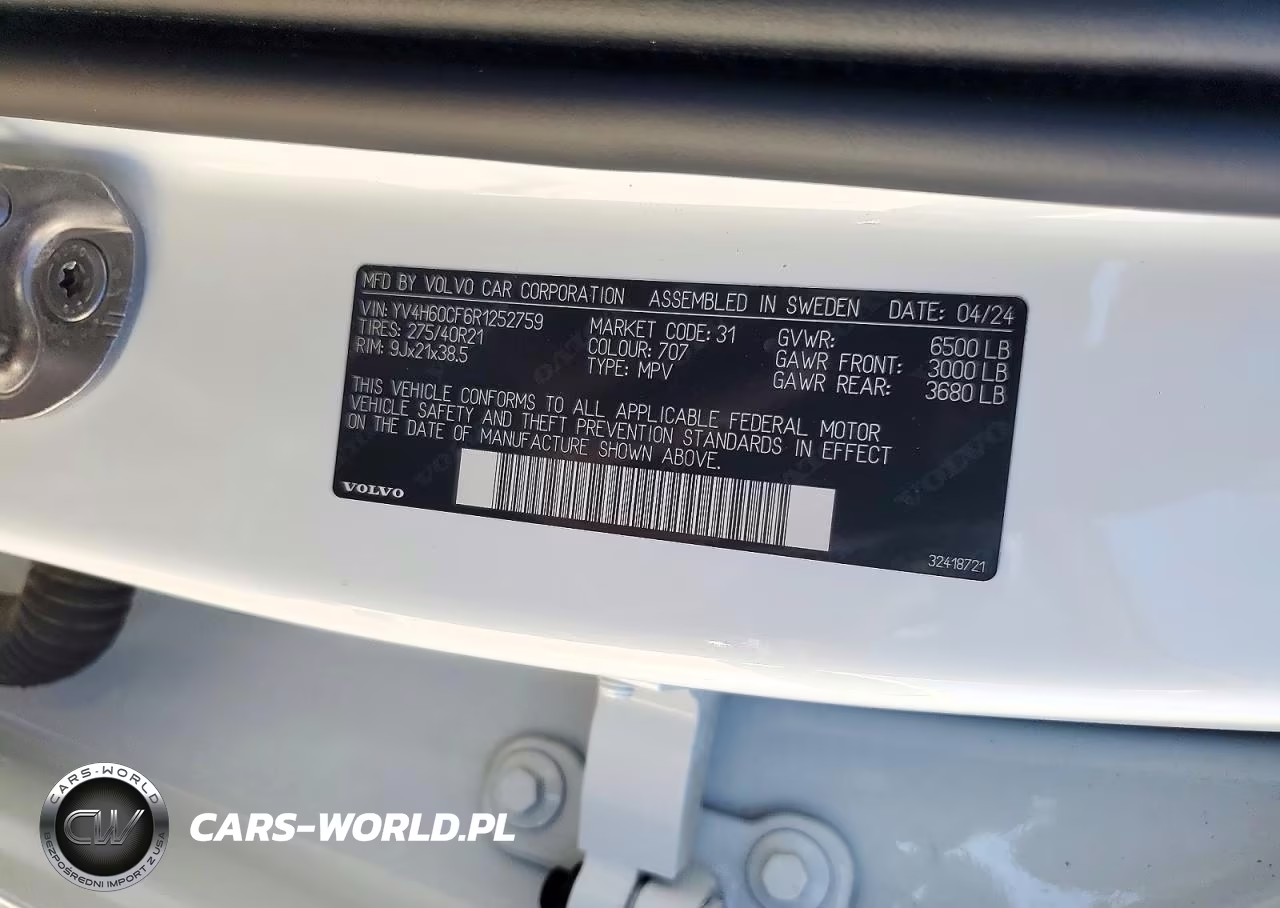 2024 Volvo Xc90 Ultimate VIN:YV4H60CF6R1252759 - 14