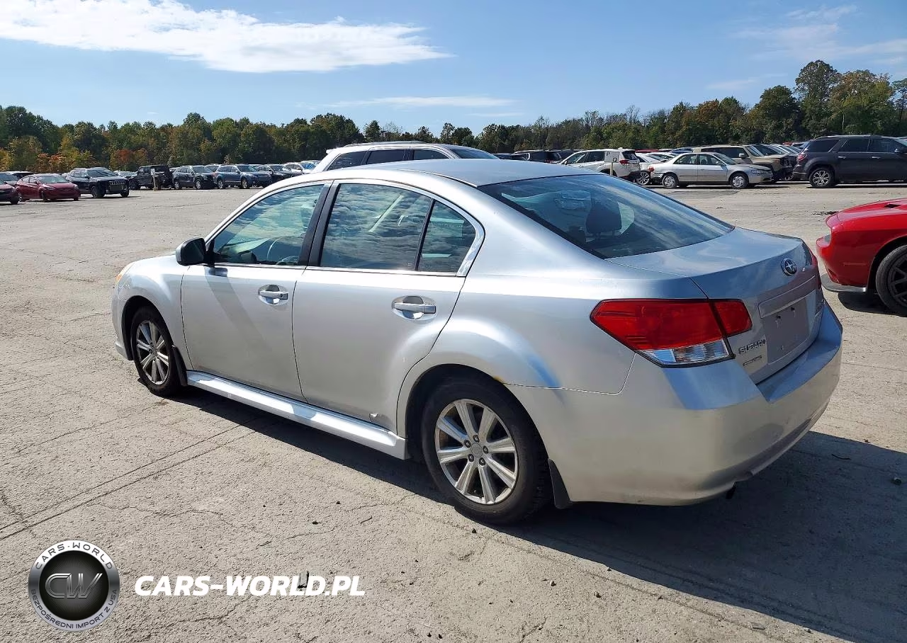 2012 Subaru Legacy 2.5I VIN:4S3BMBA62C3019681 - 2