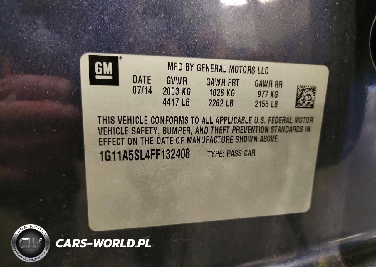 2015 Chevrolet Malibu Ls VIN:1G11A5SL4FF132408 - 12