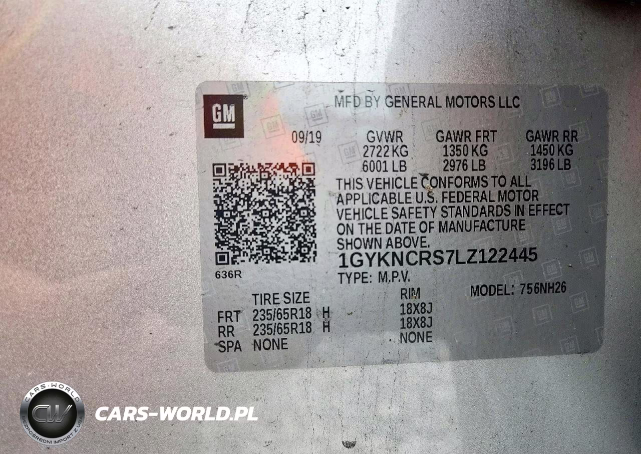 2020 Cadillac Xt5 Premium Luxury VIN:1GYKNCRS7LZ122445 - 13