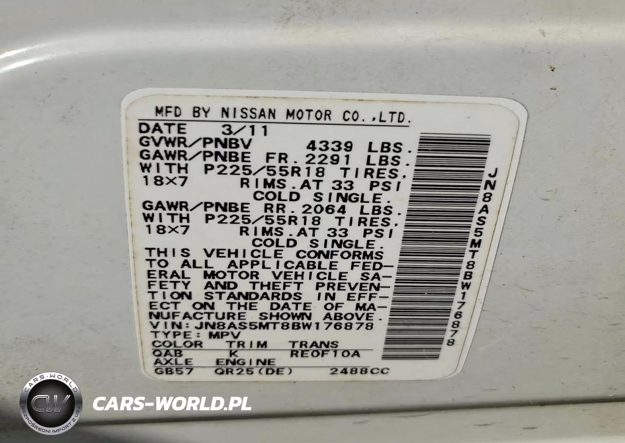 2011 Nissan Rogue S VIN:JN8AS5MT8BW176878 - 13