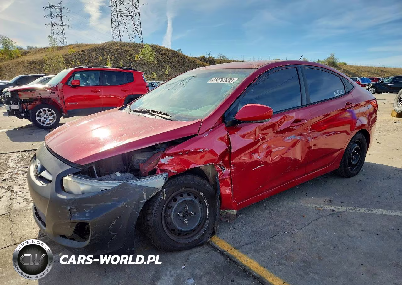2013 HYUNDAI ACCENT GLS VIN:KMHCT4AE7DU450955 - 1