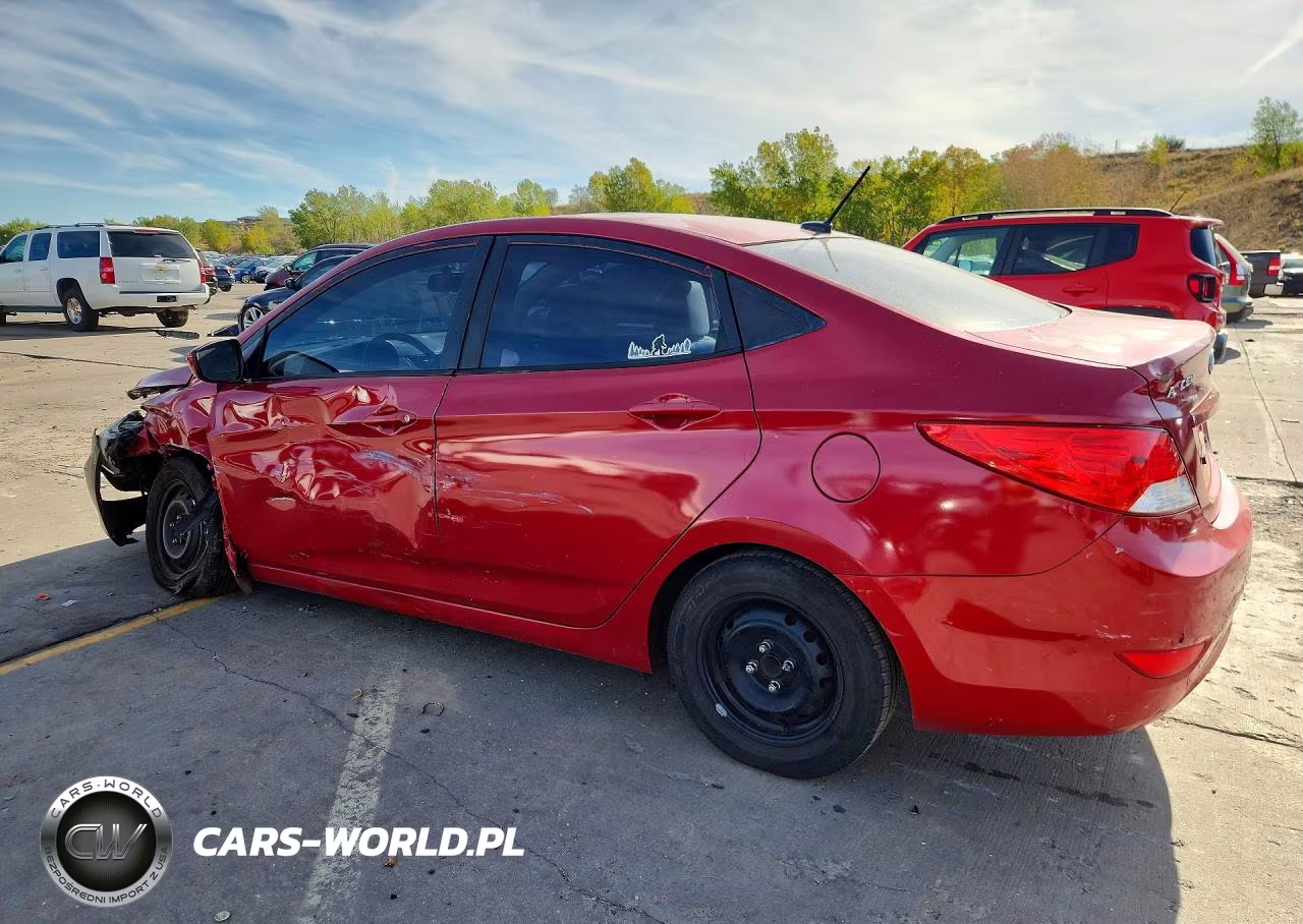 2013 HYUNDAI ACCENT GLS VIN:KMHCT4AE7DU450955 - 2