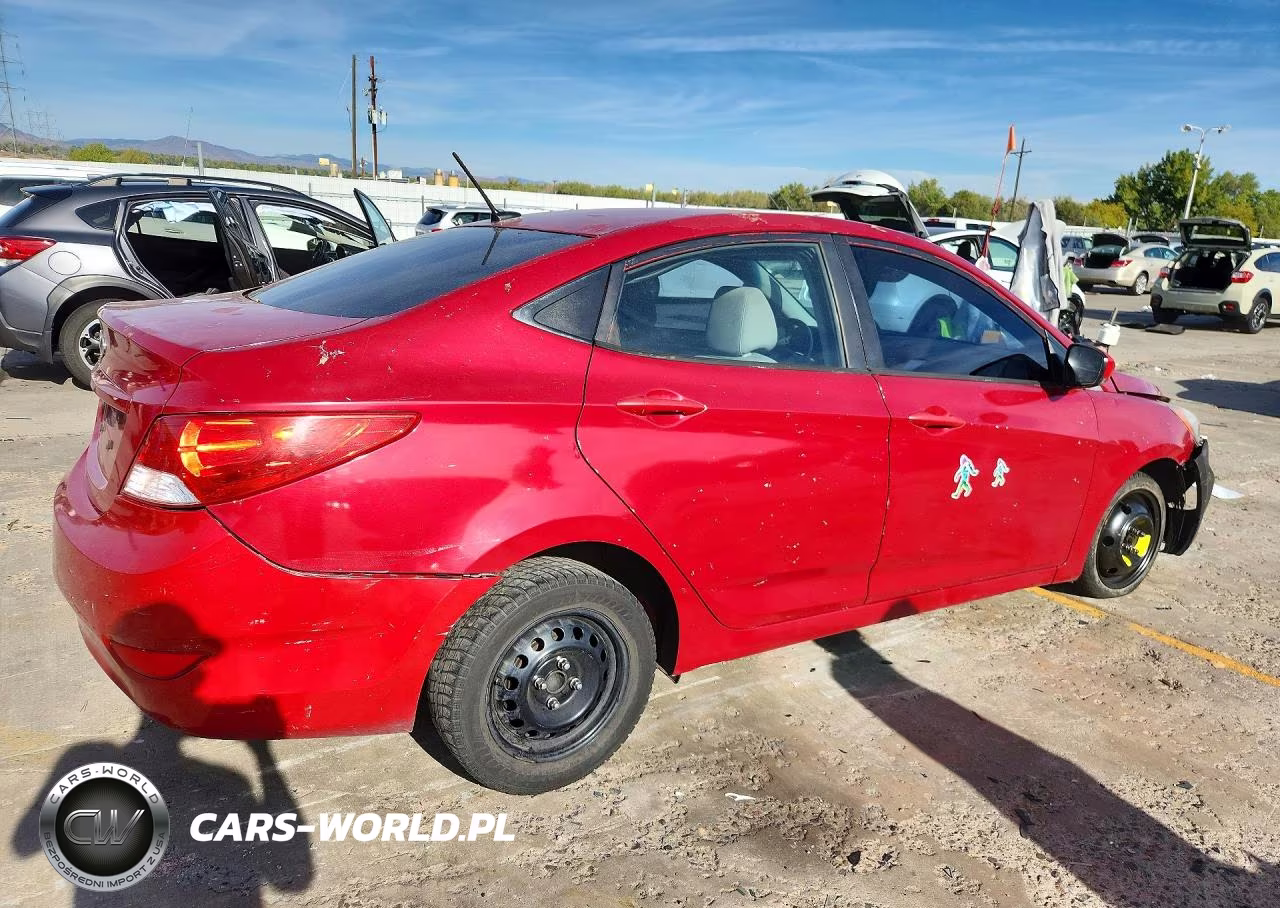 2013 HYUNDAI ACCENT GLS VIN:KMHCT4AE7DU450955 - 3