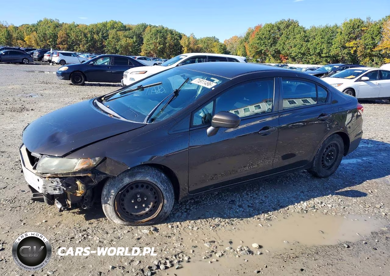 2014 Honda Civic Lx VIN:2HGFB2F58EH519255 - 1