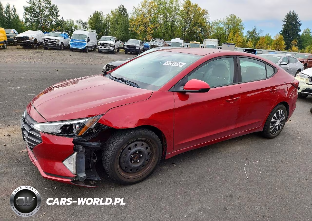 2019 Hyundai Elantra Sel VIN:KMHD84LF8KU737097 - 1