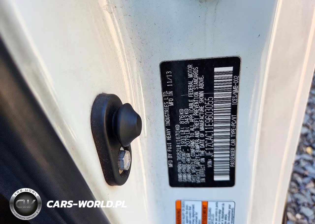 2014 Subaru Brz 2.0 Limited VIN:JF1ZCAC11E9603055 - 12