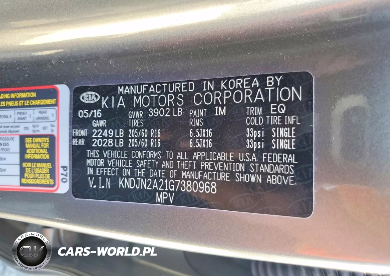 2016 Kia Soul Base VIN:KNDJN2A21G7380968 - 12