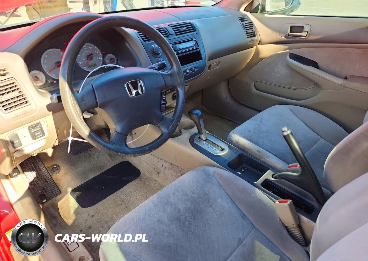 2001 Honda Civic Lx VIN:1HGEM22581L077487 - 8