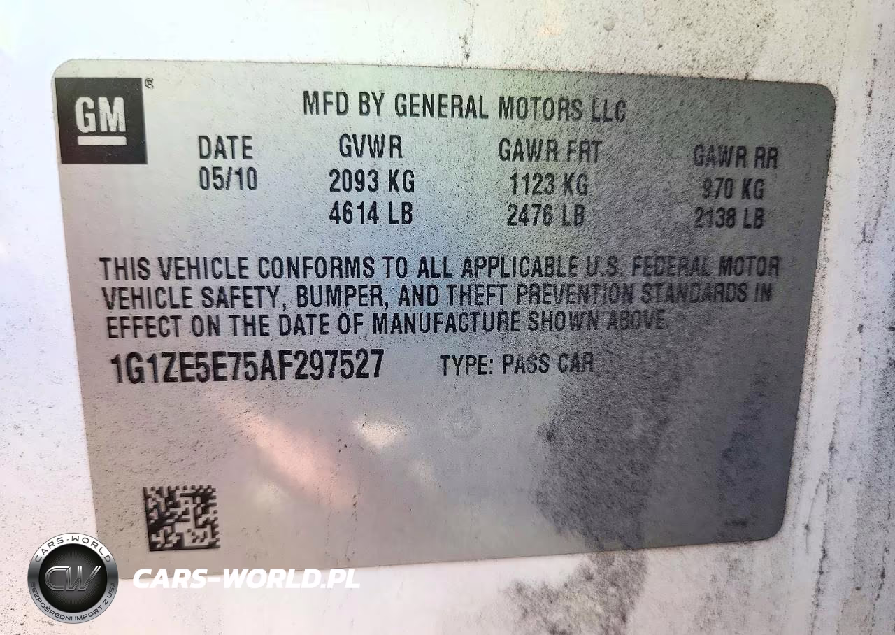 2010 Chevrolet Malibu Ltz VIN:1G1ZE5E75AF297527 - 12