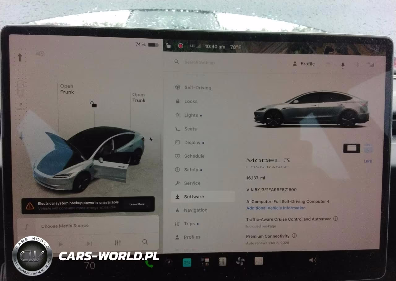 2024 Tesla Model 3 VIN:5YJ3E1EA9RF871600 - 9