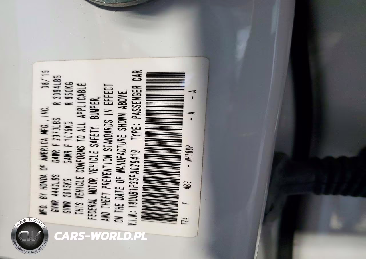 2015 Acura Tlx VIN:19UUB1F35FA029419 - 12