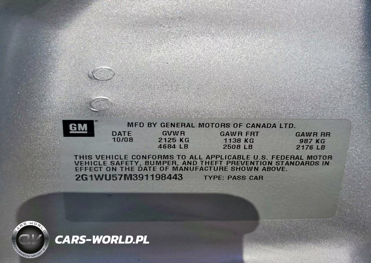 2009 Chevrolet Impala Ltz VIN:2G1WU57M391198443 - 12