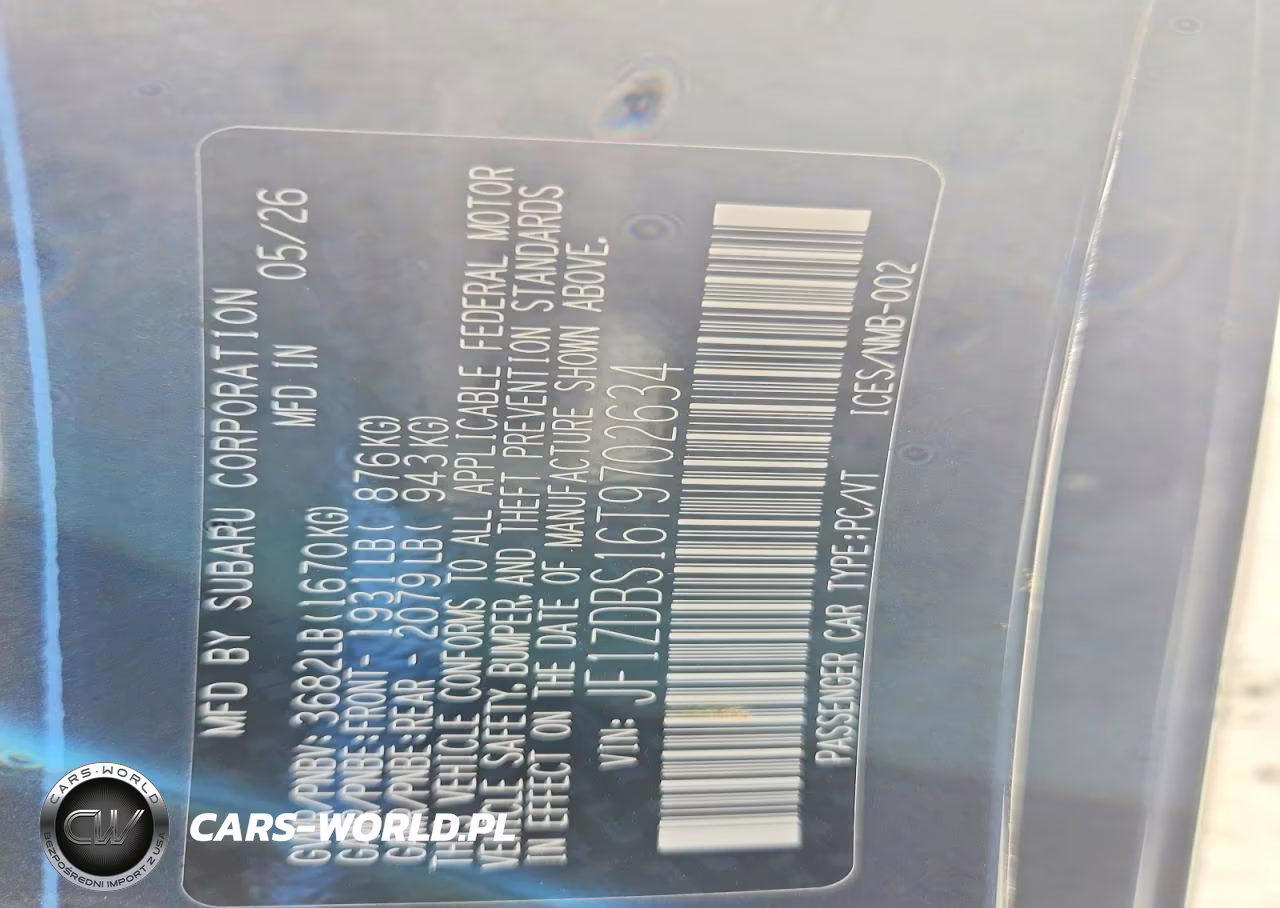 2026 Subaru Brz Ts VIN:JF1ZDBS16T9702634 - 13